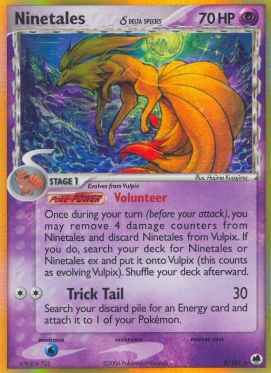 Ninetales (Delta Species) - Reverse Holo