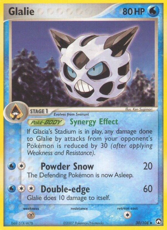 Glalie - Reverse Holo