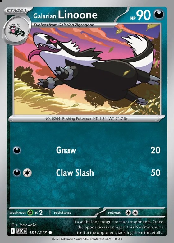 Galarian Linoone