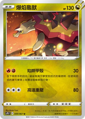 爆焰龜獸
