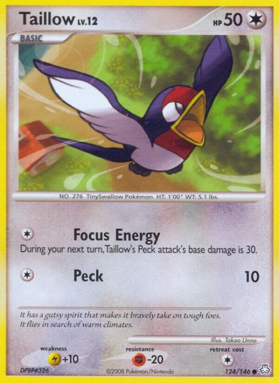 Taillow - Reverse Holo