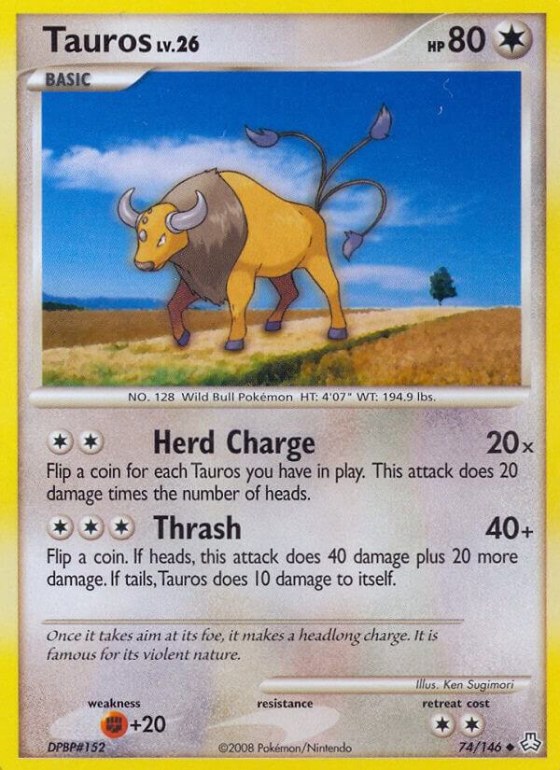 Tauros - Reverse Holo