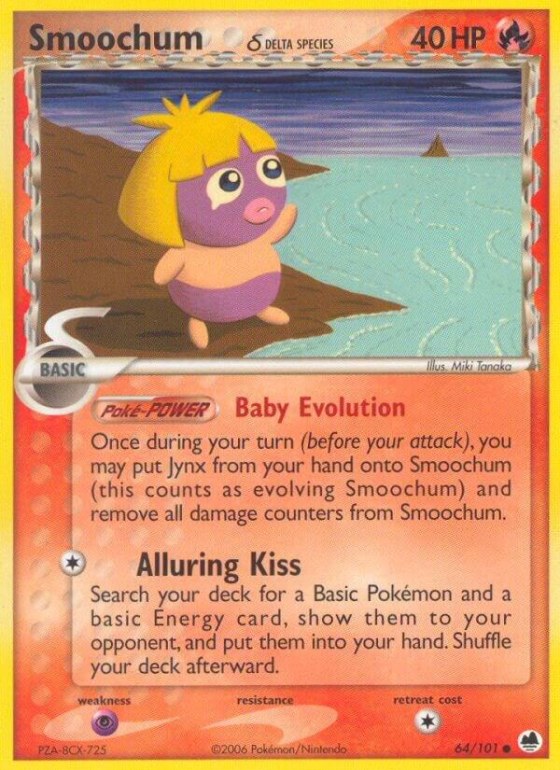 Smoochum (Delta Species) - Reverse Holo