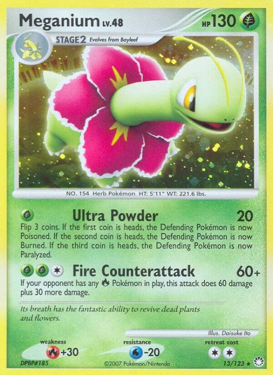 Meganium - Reverse Holo