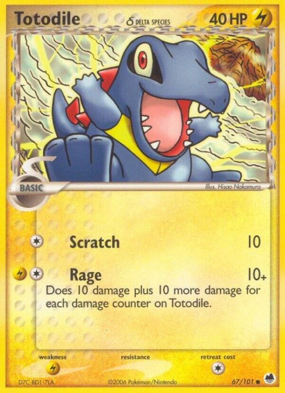 Totodile (Delta Species) - Reverse Holo