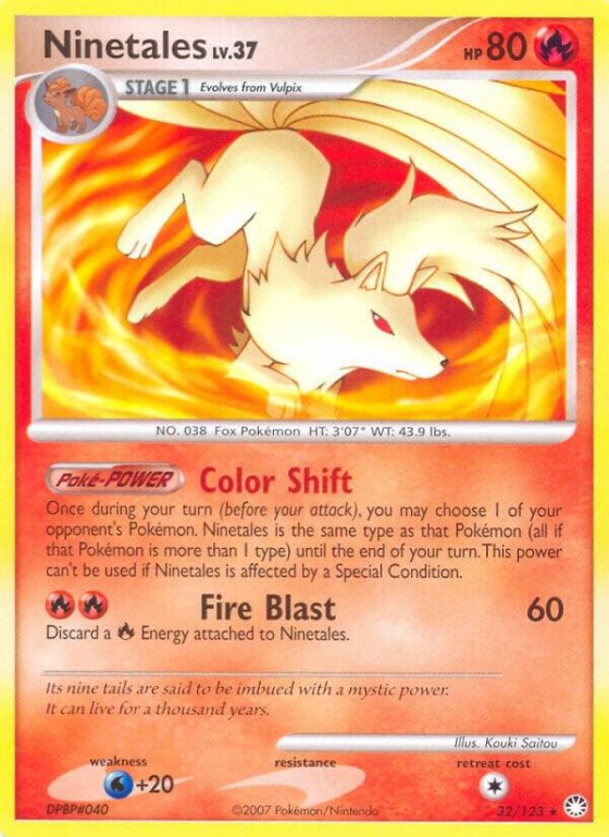 Ninetales - Reverse Holo