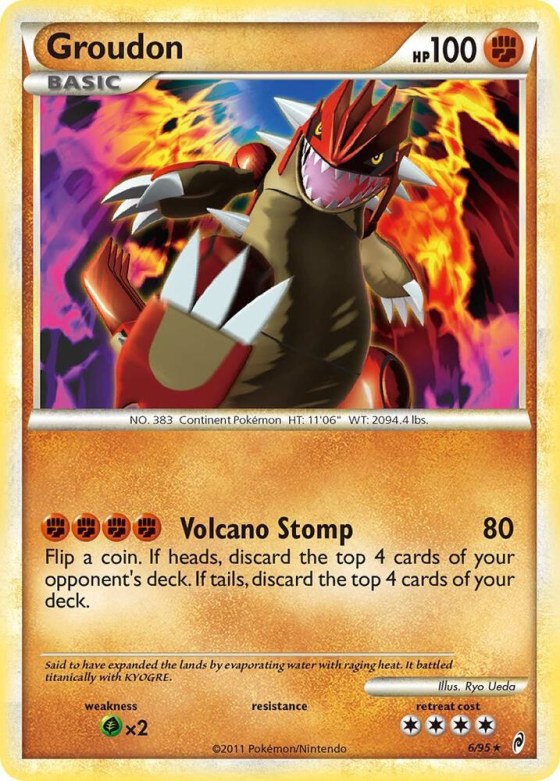 Groudon - Reverse Holo