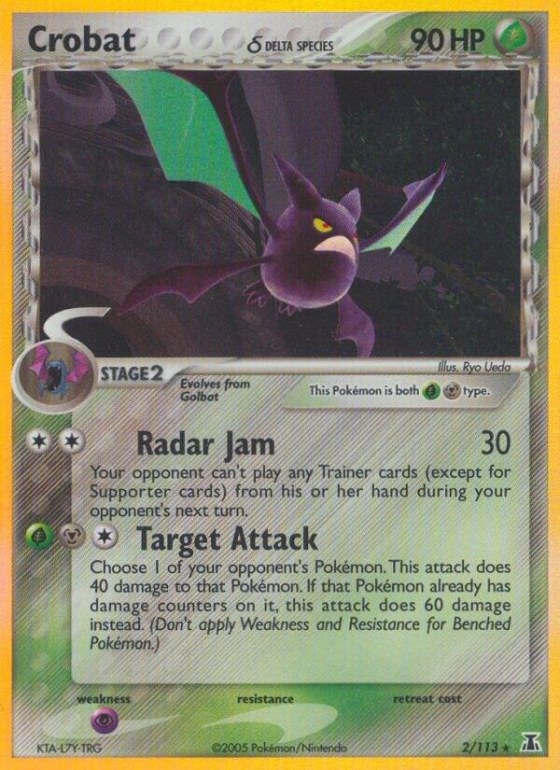 Crobat (Delta Species) - Reverse Holo