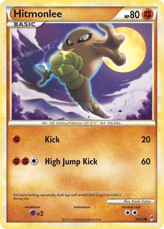 Hitmonlee - Reverse Holo