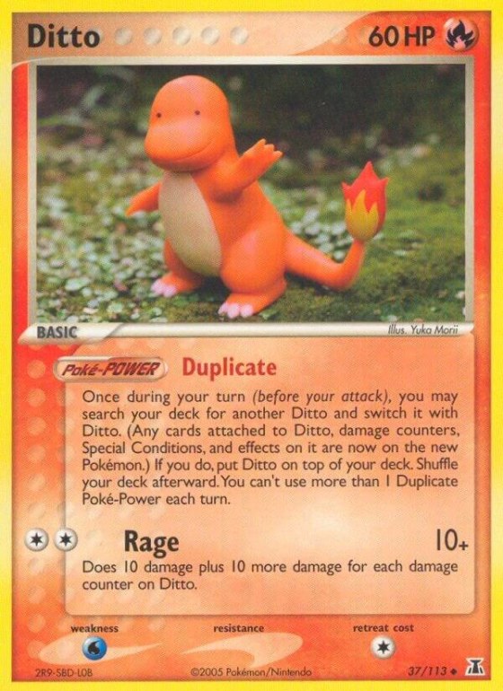Ditto - 037/113 (Charmander) - Reverse Holo