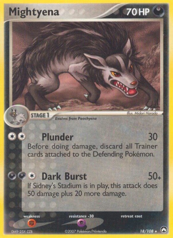 Mightyena - Reverse Holo