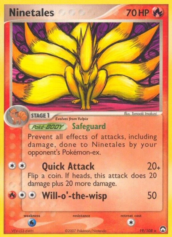 Ninetales - Reverse Holo
