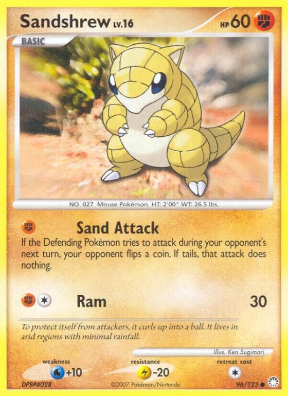 Sandshrew - Reverse Holo