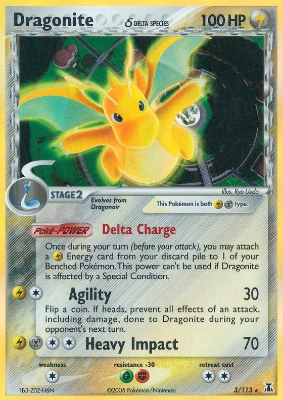 Dragonite (Delta Species) - Reverse Holo
