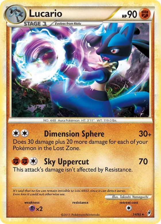 Lucario - Reverse Holo