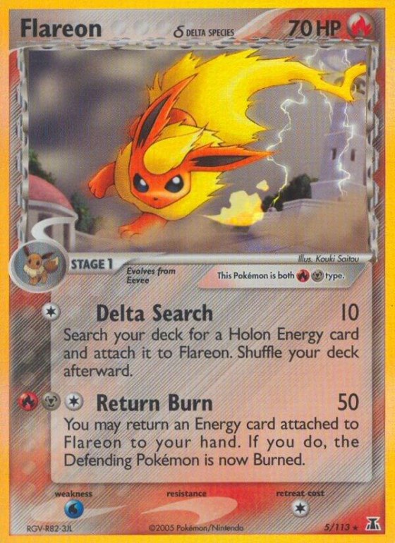 Flareon (Delta Species) - Reverse Holo