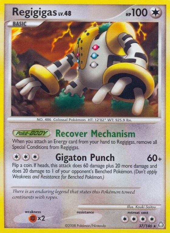 Regigigas (37) - Reverse Holo