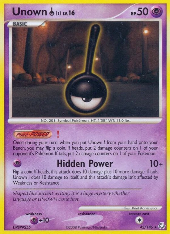 Unown (!) - Reverse Holo