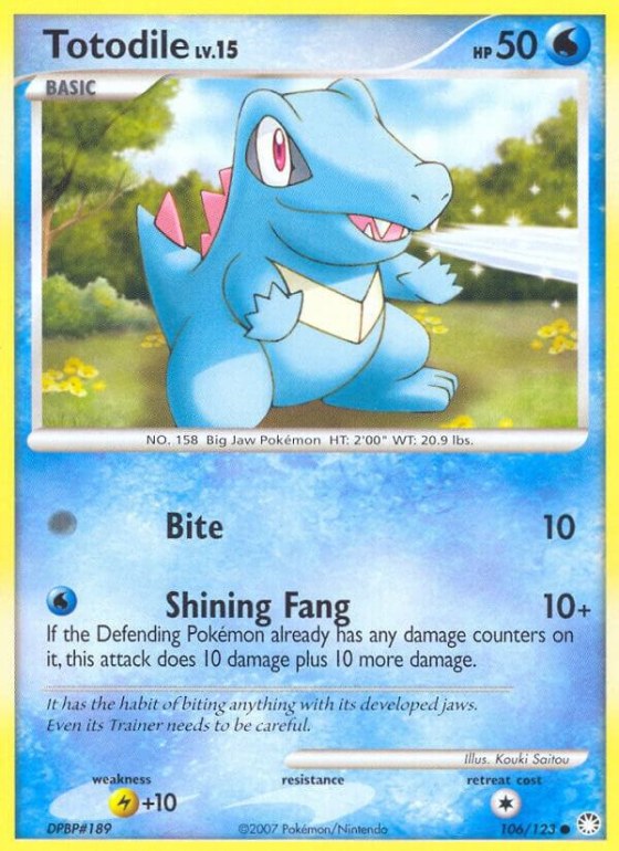 Totodile - Reverse Holo
