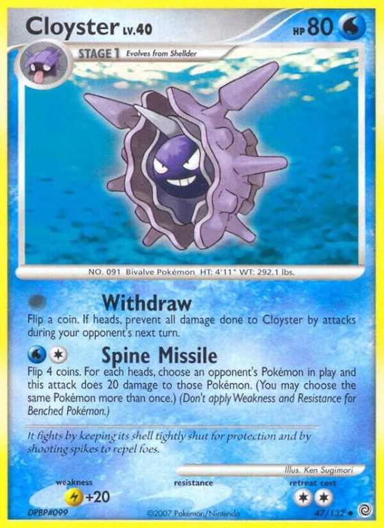 Cloyster - Reverse Holo