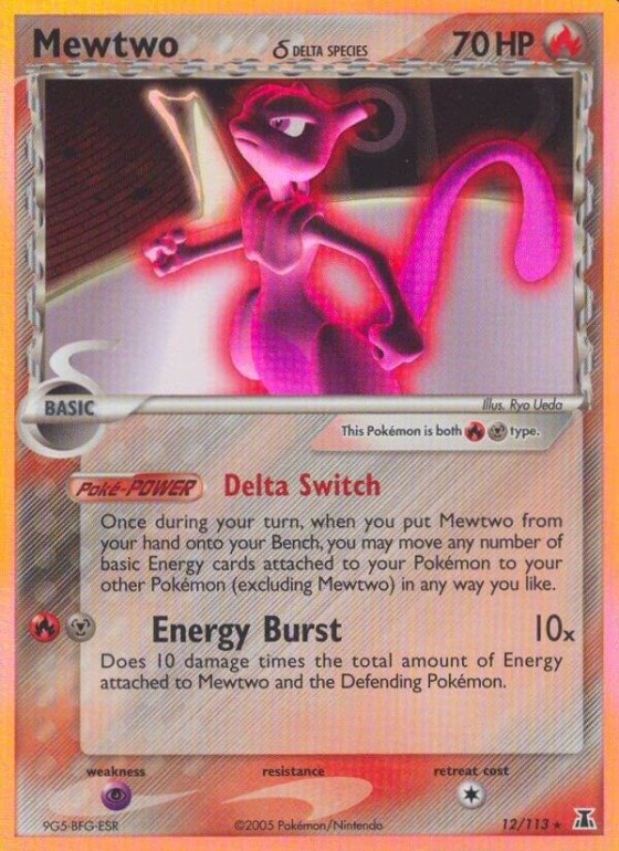 Mewtwo (Delta Species) - Reverse Holo