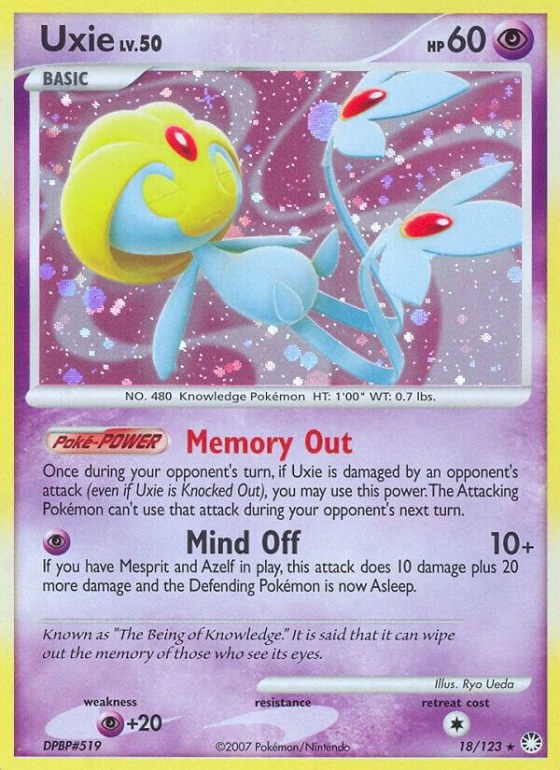 Uxie - Reverse Holo