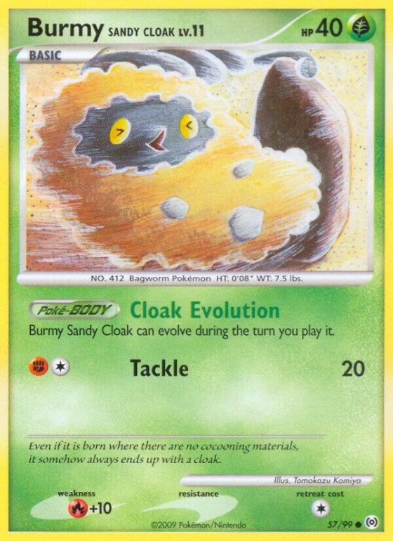 Burmy Sandy Cloak - Reverse Holo