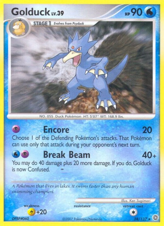Golduck - Reverse Holo