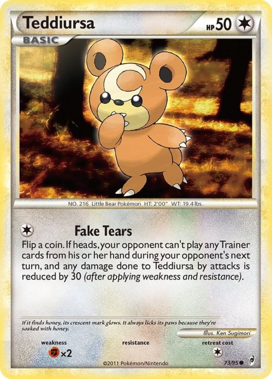 Teddiursa - Reverse Holo