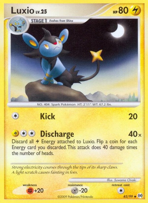 Luxio - Reverse Holo