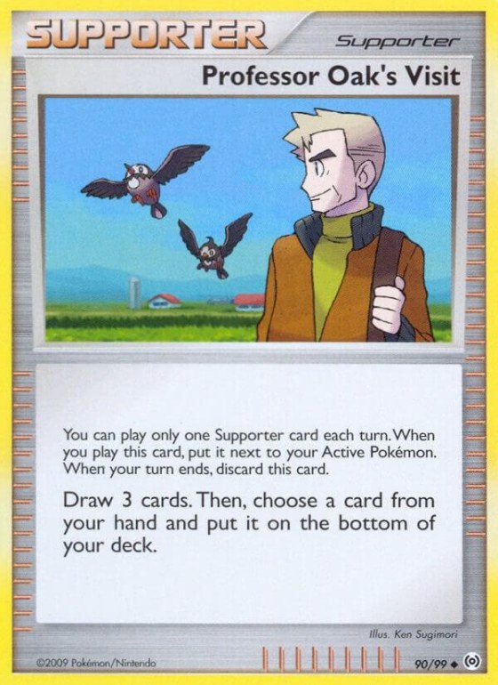 Professor Oak's Visit - Reverse Holo