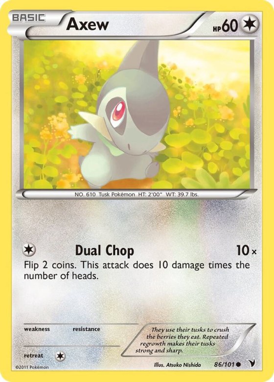 Axew - Reverse Holo