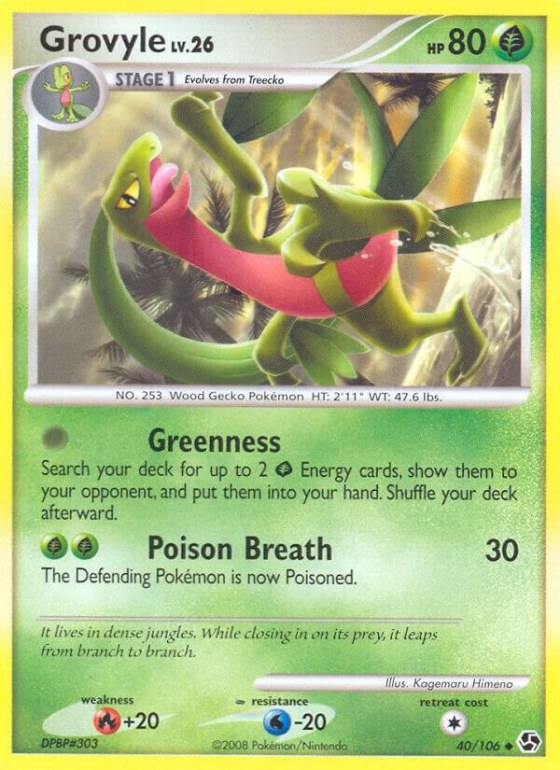 Grovyle - Reverse Holo
