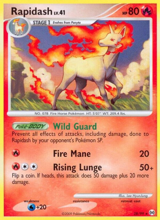 Rapidash (28) - Reverse Holo