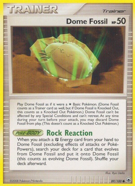 Dome Fossil - Reverse Holo