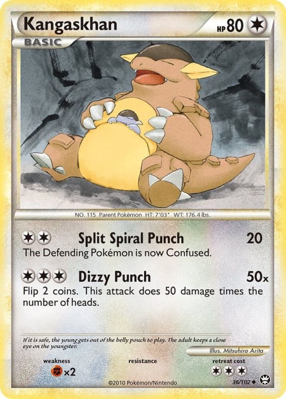 Kangaskhan - Reverse Holo
