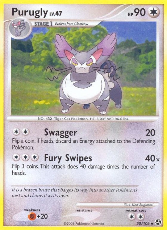 Purugly - Reverse Holo