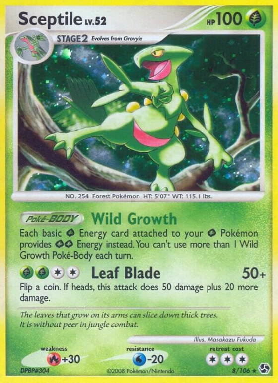 Sceptile - Reverse Holo