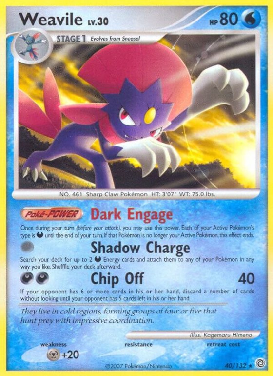 Weavile - Reverse Holo