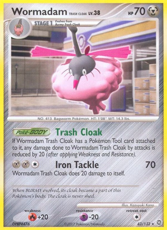 Wormadam Trash Cloak - Reverse Holo
