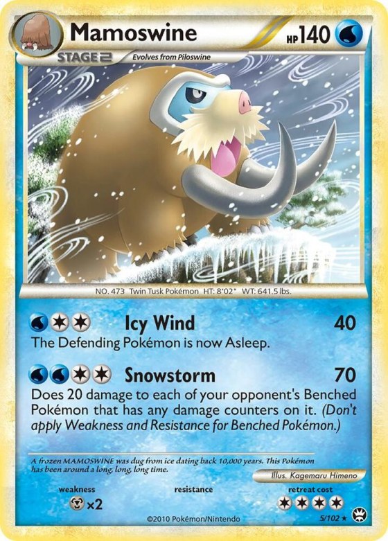 Mamoswine - Reverse Holo