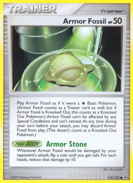 Armor Fossil - Reverse Holo
