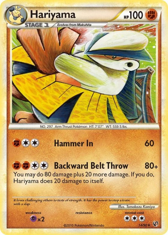 Hariyama - Reverse Holo