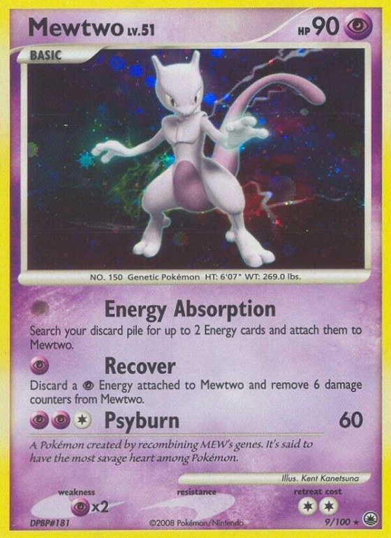 Mewtwo - Reverse Holo