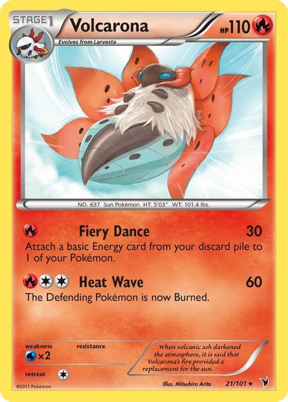 Volcarona - Reverse Holo