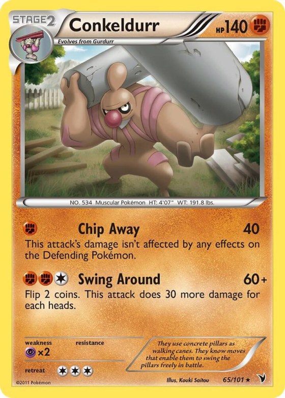 Conkeldurr (65) - Reverse Holo