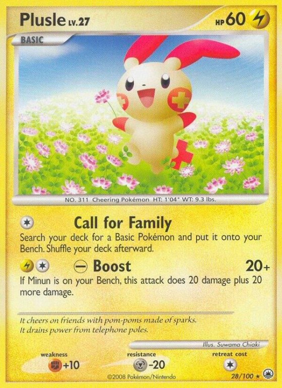 Plusle - Reverse Holo