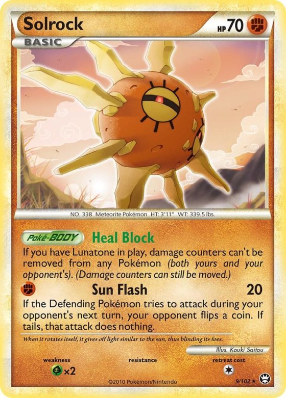Solrock - Reverse Holo