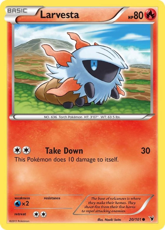 Larvesta (20) - Reverse Holo