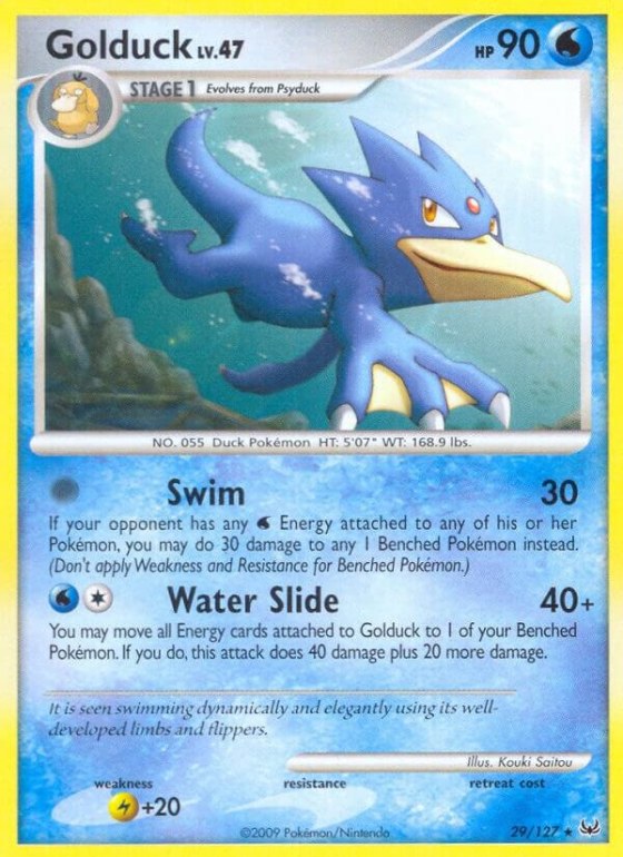 Golduck - Reverse Holo